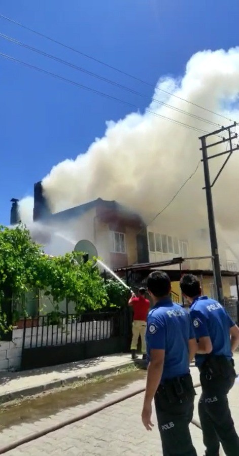 Foto - Önce yangın, sonra peş peşe patlamalar! Denizli'de korku dolu anlar