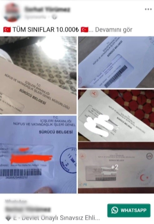 Foto - Onlarca kişiyi ağlarına düşürdüler! Aman dikkat ehliyet oyununa gelmeyin