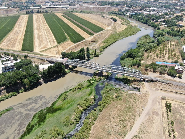 Foto - Onlarca kuş türüne ev sahipliği yapıyor! Dicle Nehri'nde korkutan manzara