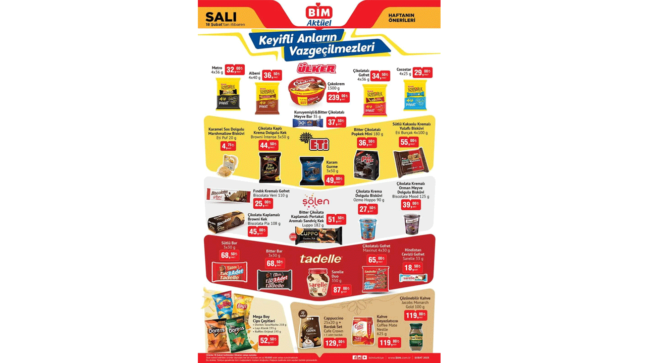 Foto - Onlarca üründe dev fırsatlar! BİM 18 Şubat 2025 indirim kataloğu yayımlandı