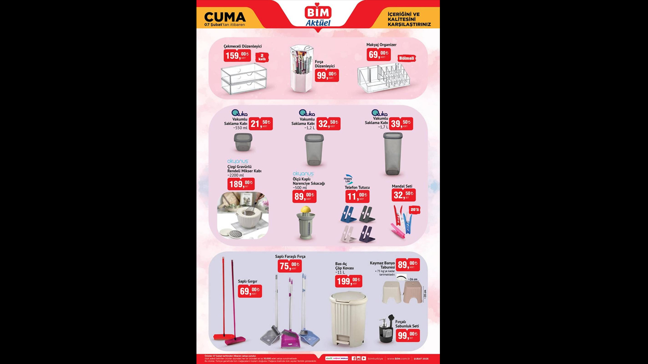Foto - Onlarca üründe dev fırsatlar! BİM 7 Şubat 2025 indirim kataloğu açıklandı