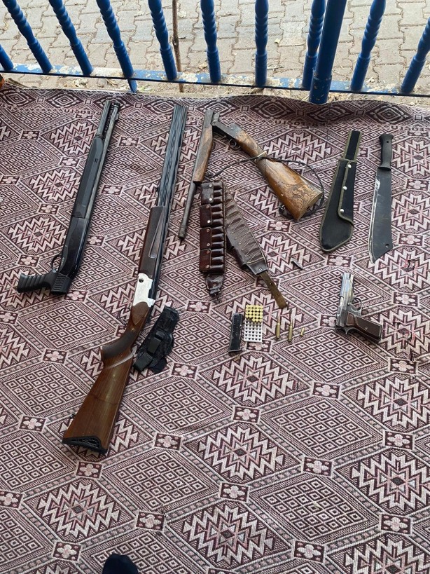 Foto - Operasyondan cephanelik çıktı! 16 gözaltı