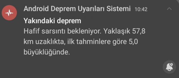 Foto - Oradan gönderdiler! İşte depremden bir dakika önce telefonlara gelen o mesaj