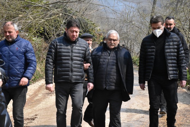 Foto - Ordu'da heyelan nedeniyle 3 ev yıkıldı
