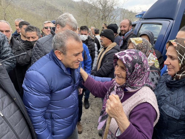 Foto - Ordu'da heyelan nedeniyle 3 ev yıkıldı