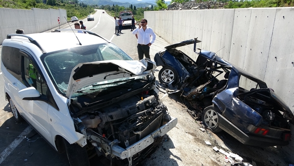 Foto - Ordu’da zincirleme kaza: Yaralılar var