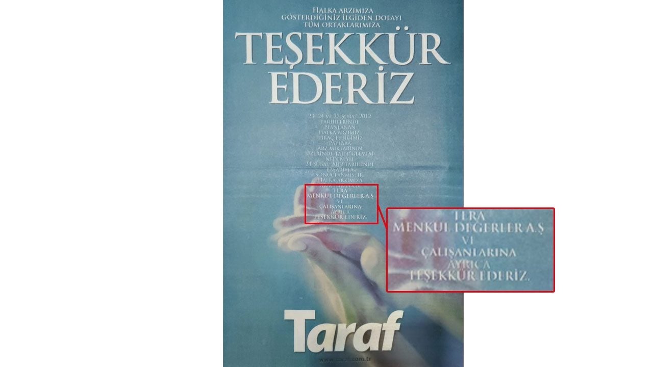 Foto - "Organize İşler, bu işler!" Vurguncu TERA’nın Taraf kesişmesi