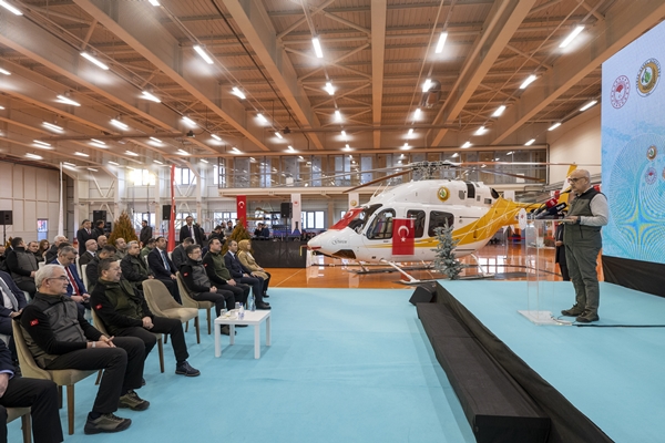 Foto - Orman Genel Müdürlüğü'ne T70 Helikopteri teslimatı