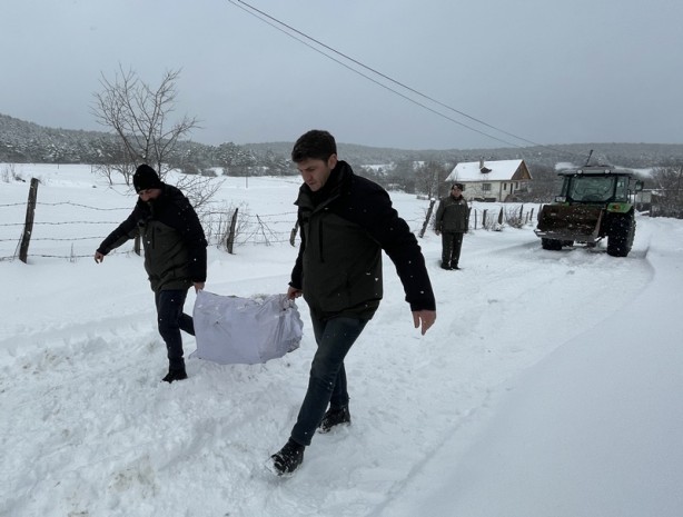 Foto - Orman köylülerinin kışlık odunları depremzedelere yakacak olacak
