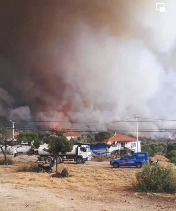 Foto - Orman yangınında 4 mahalle tehdit altında!