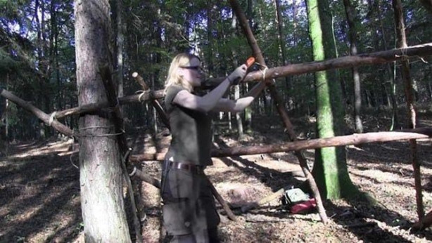 Foto - Ormanda nasıl kulübe yapılır? İşte cevabı...