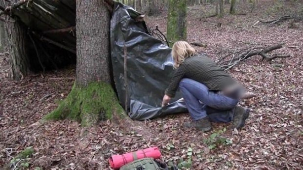 Foto - Ormanda nasıl kulübe yapılır? İşte cevabı...