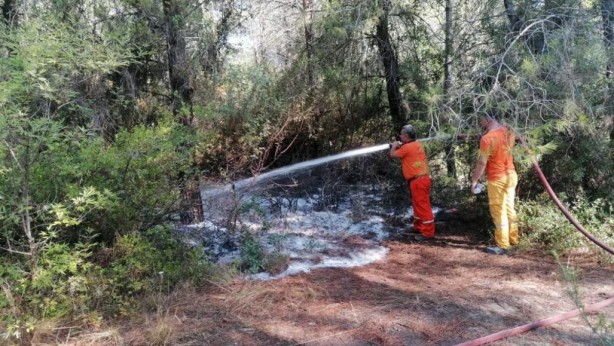 Foto - Ormanı 3 yerden yaktı, dördüncüyü yakarken yakalandı