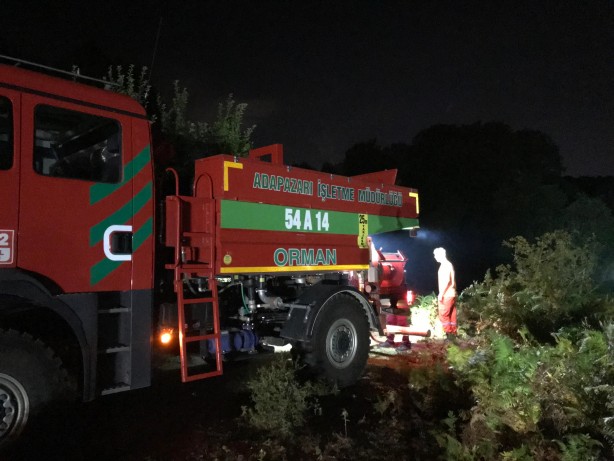 Foto - Ormanlık alanda çıkan yangın ekipleri seferber etti