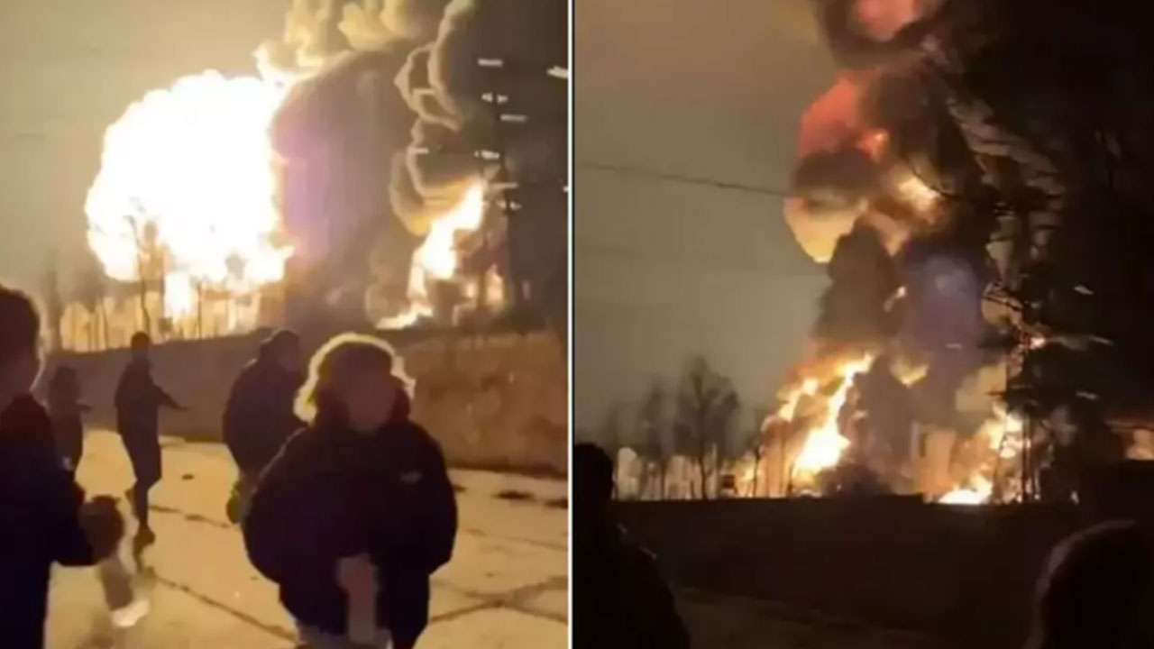 Foto - Ortalık çok fena karışacak! 20 İHA ile petrol tesisi vuruldu