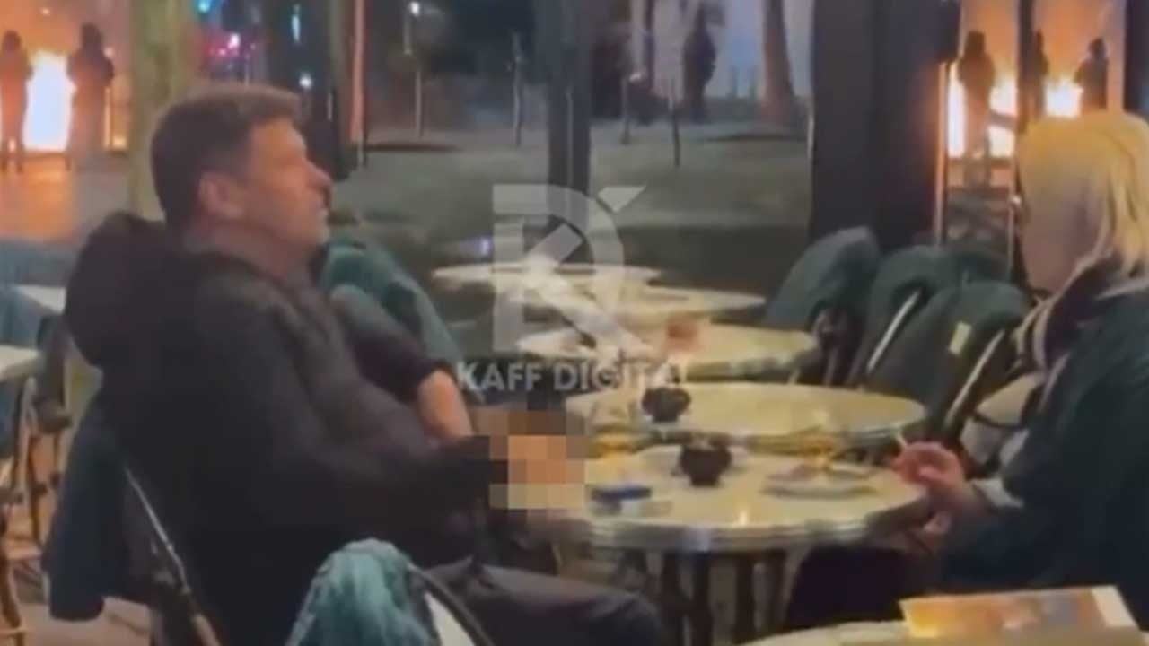 Foto - Ortalık yangın yeri, onlar ise içki aleminde: Sokaktaki vahşete Fransız kaldılar