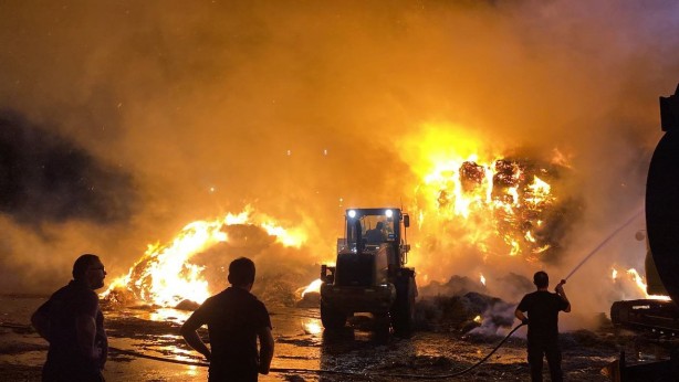 OSB'de korkutan yangın