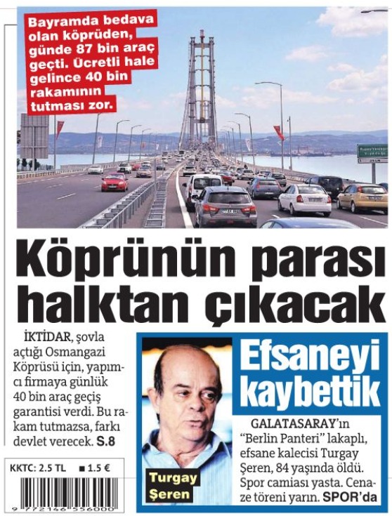 Foto - Osmangazi Köprüsü'nün geçiş verileri muhalifleri mosmor etti