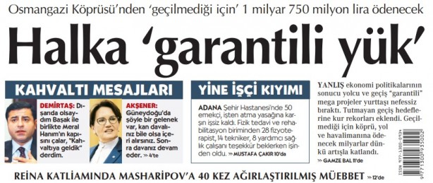 Foto - Osmangazi Köprüsü'nün geçiş verileri muhalifleri mosmor etti