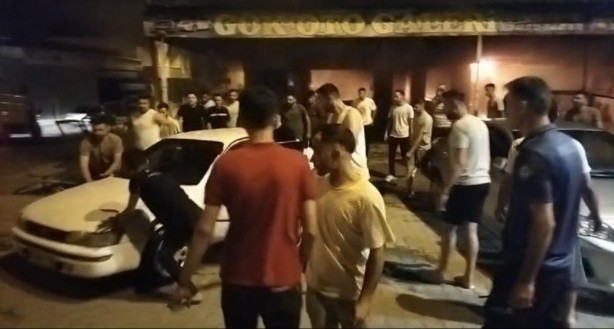 Osmaniye'de oto galeride korkutan yangın