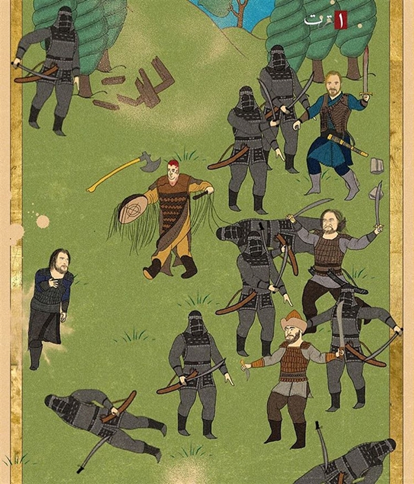 Foto - Osmanlı minyatürüyle 'Diriliş Ertuğrul'