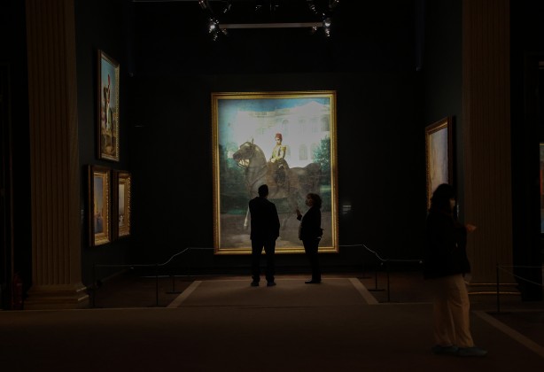 Foto - Osmanlı saray resminin tek temsilcisi! Turistlerin ilgi odağı