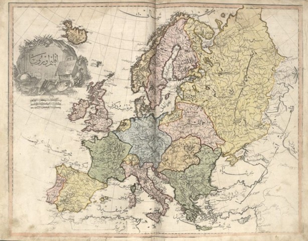 Foto - Osmanlı Devleti'nde basılan ilk dünya atlası