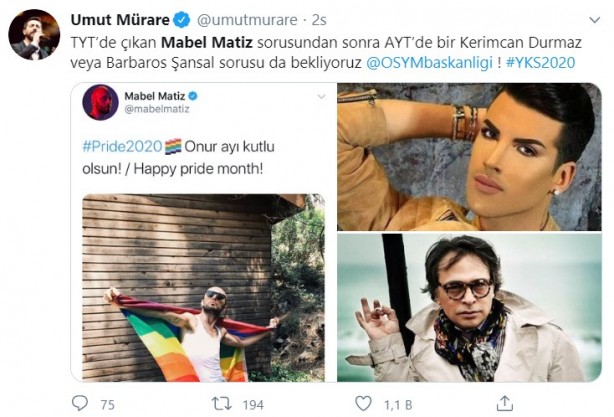 Foto - ÖSYM'den YKS'de skandal 'Mabel Matiz' sorusu! Kendisi bile şaşırdı, başka birini bulamadınız mı?