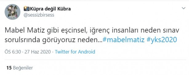 Foto - ÖSYM'den YKS'de skandal 'Mabel Matiz' sorusu! Kendisi bile şaşırdı, başka birini bulamadınız mı?