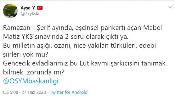 Foto - ÖSYM'den YKS'de skandal 'Mabel Matiz' sorusu! Kendisi bile şaşırdı, başka birini bulamadınız mı?