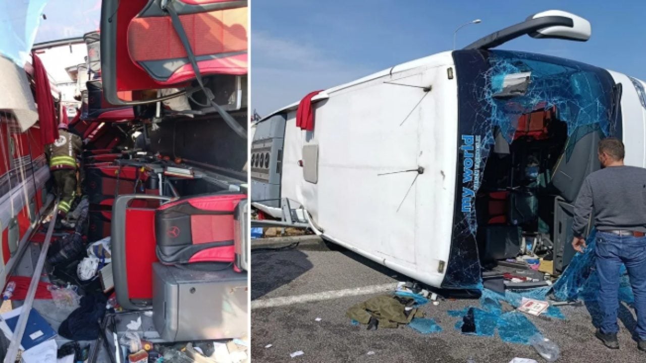 Foto - Otobüs faciasında can verenlere hüzünlü veda: Bursa’nın bağrına 11 ateş düştü