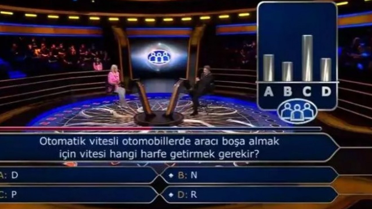 Foto - Otomatik vites sorusu terletti: Milyonerde yarışmacının zor anları