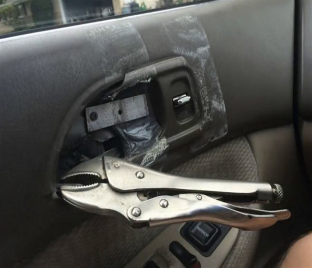 Foto - Otomobil hasarlarına komik çözümler