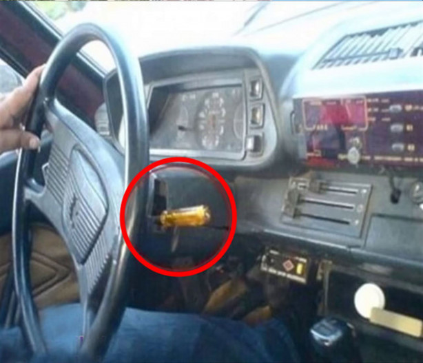 Foto - Otomobil hasarlarına komik çözümler