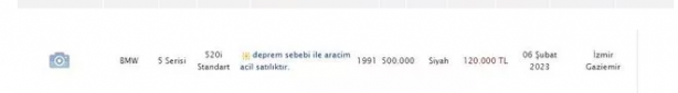 Foto - Otomobil satışlarında deprem detayı gündem oldu: Noterde 20 bin TL'si...