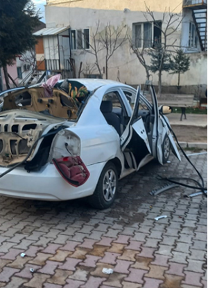 Foto - Otomobilinde sigara içmek isterken ağır yaralandı