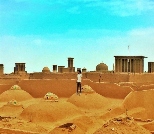 Foto - Otostopla dünyayı gezdi!