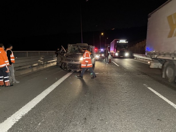 Foto - Otoyolda feci kaza! 1 kişi öldü