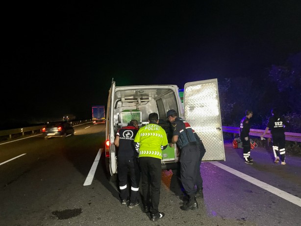 Foto - Otoyolda feci kaza! Kişi öldü