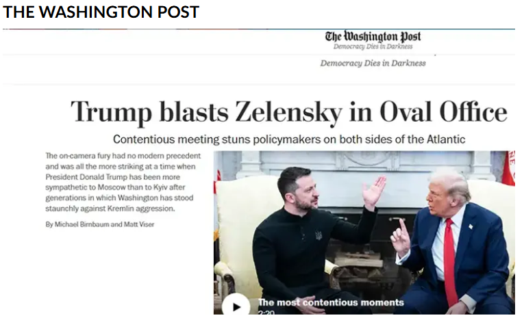 Foto - Oval ofis rezaleti dünya basınında! Rus medyası bayram etti