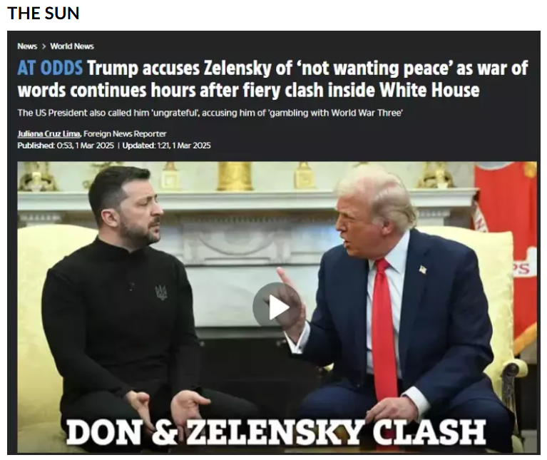 Foto - Oval ofis rezaleti dünya basınında! Rus medyası bayram etti