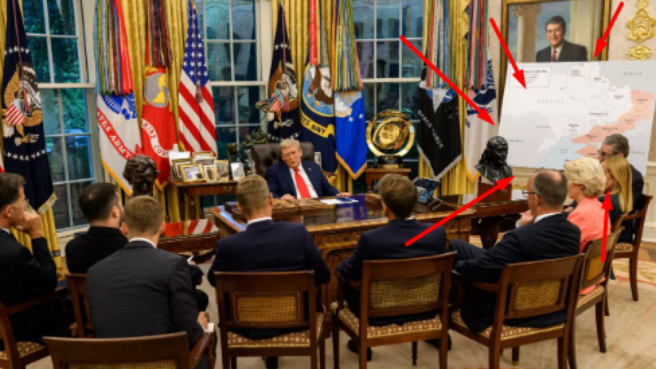 Foto - Oval Ofis'ten dünyayı sallayan fotoğraflar! Trump, Avrupalı liderleri böyle aşağıladı