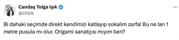 Foto - Oy kullanmaya giden ünlü gazeteci Candaş Tolga Işık, gördüğü karşısında şok oldu! "Bu ne lan" diyerek isyan etti