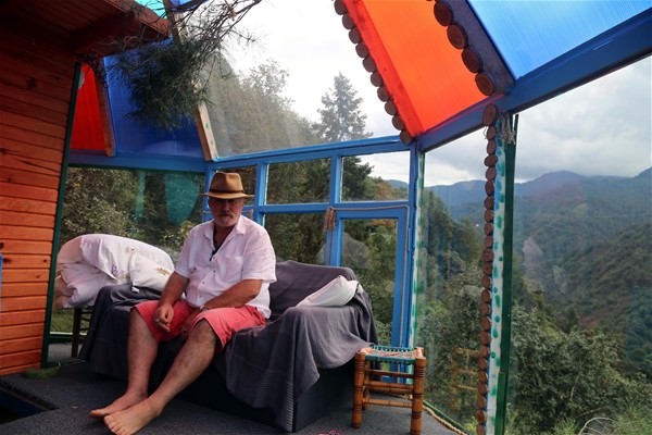 Foto - Öyle bir yere öyle bir ev yaptı ki... 