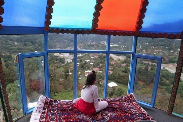 Foto - Öyle bir yere öyle bir ev yaptı ki... 