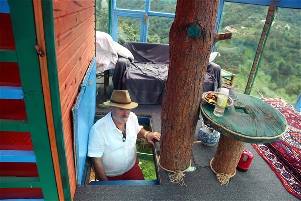 Foto - Öyle bir yere öyle bir ev yaptı ki... 