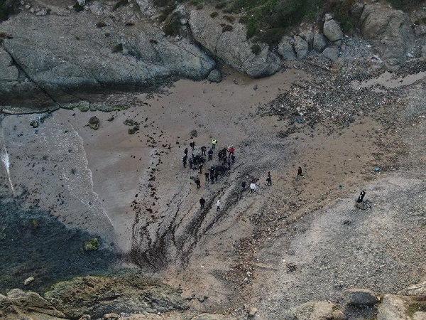 Foto - Oysa balık tutmaya gitmişlerdi! Herkes seferber oldu