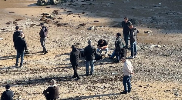 Foto - Oysa balık tutmaya gitmişlerdi! Herkes seferber oldu