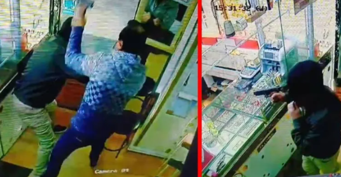 Oyuncak tabancasıyla kuyumcu soymaya kalktı! Aldığı tek şey dayak oldu