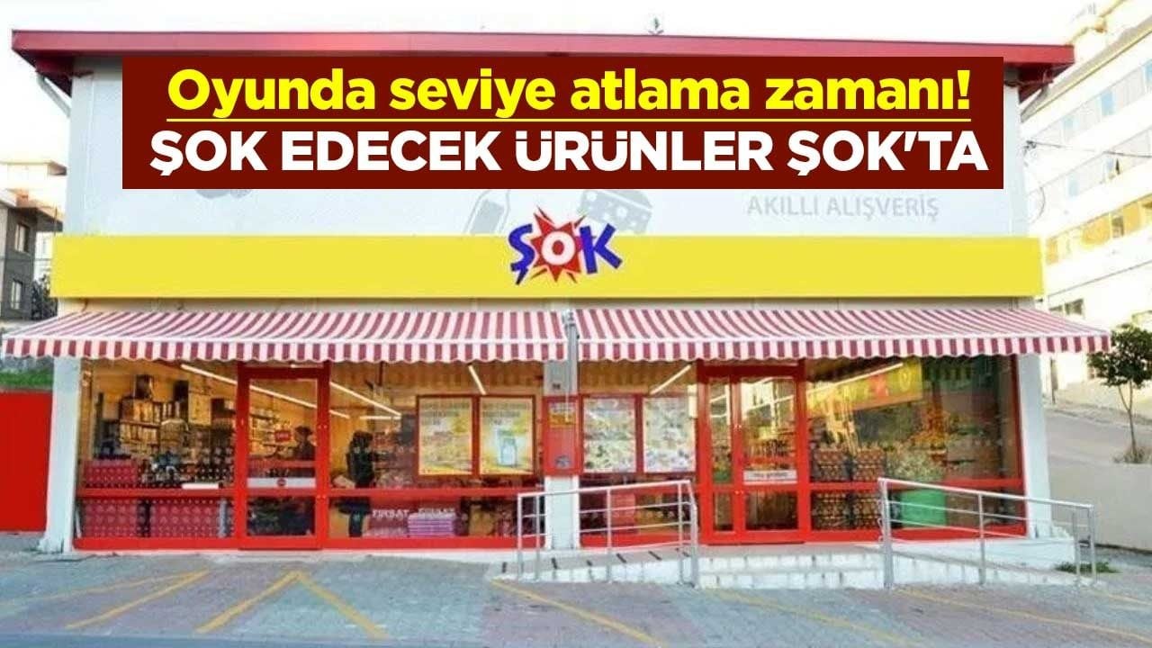 Oyunda seviye atlama zamanı! Şok edecek ürünler Şok'ta